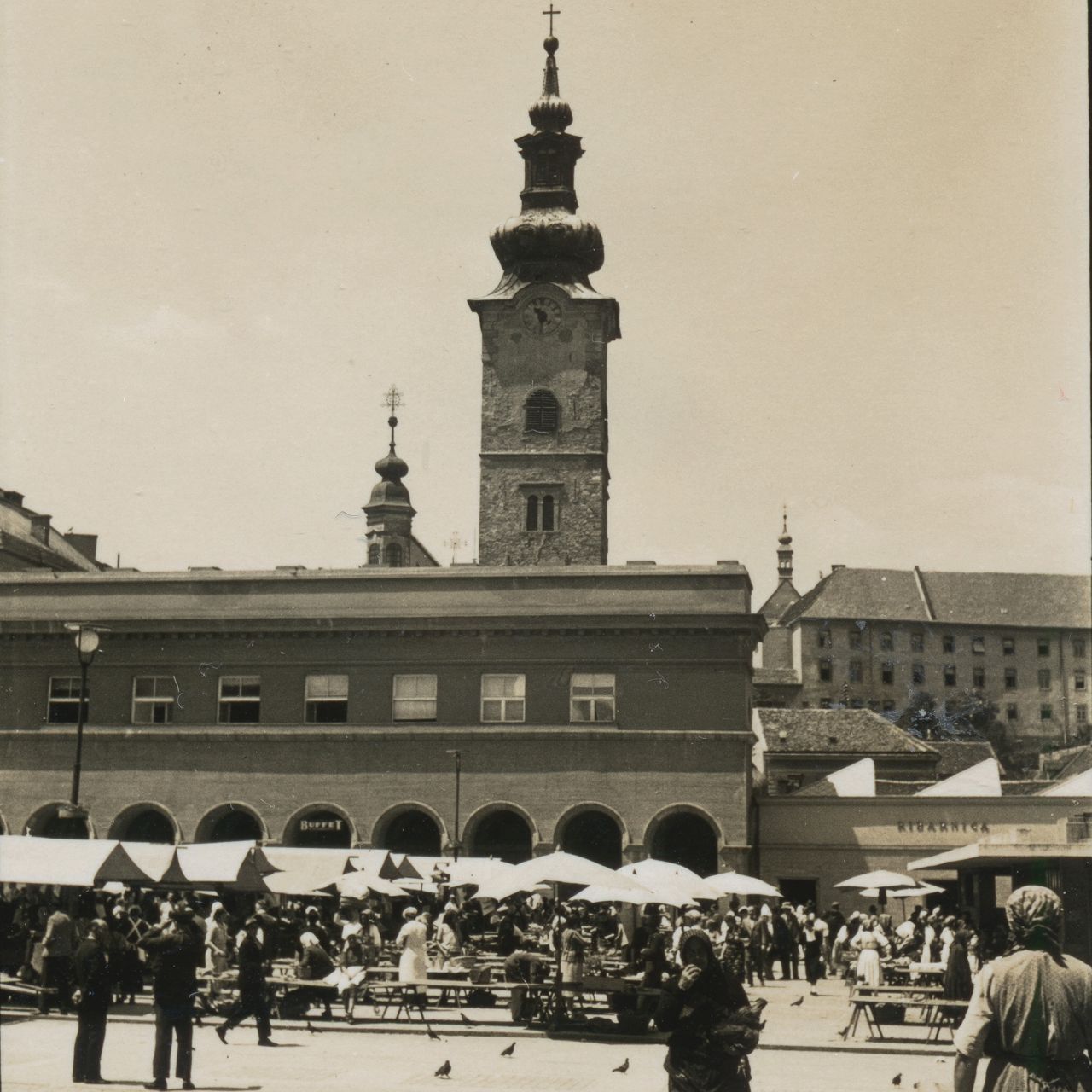 Dolac, crkva sv. Marije, oko 1935. godine